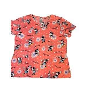 Minnie Mouse scrub top Natural Cutie Size M